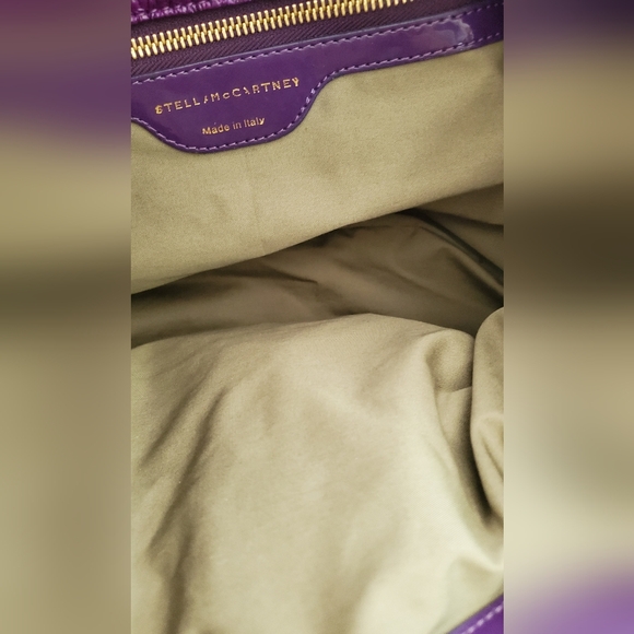 🔥Host Pick-NWT STELLA MCCARTNEY- Medium size -patent leather-shoulder bag - Picture 9 of 15